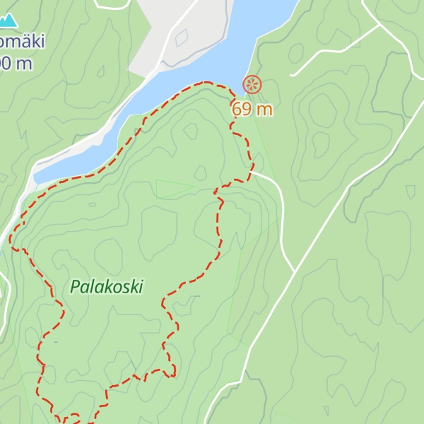 Map of Mustanlahdenvuori