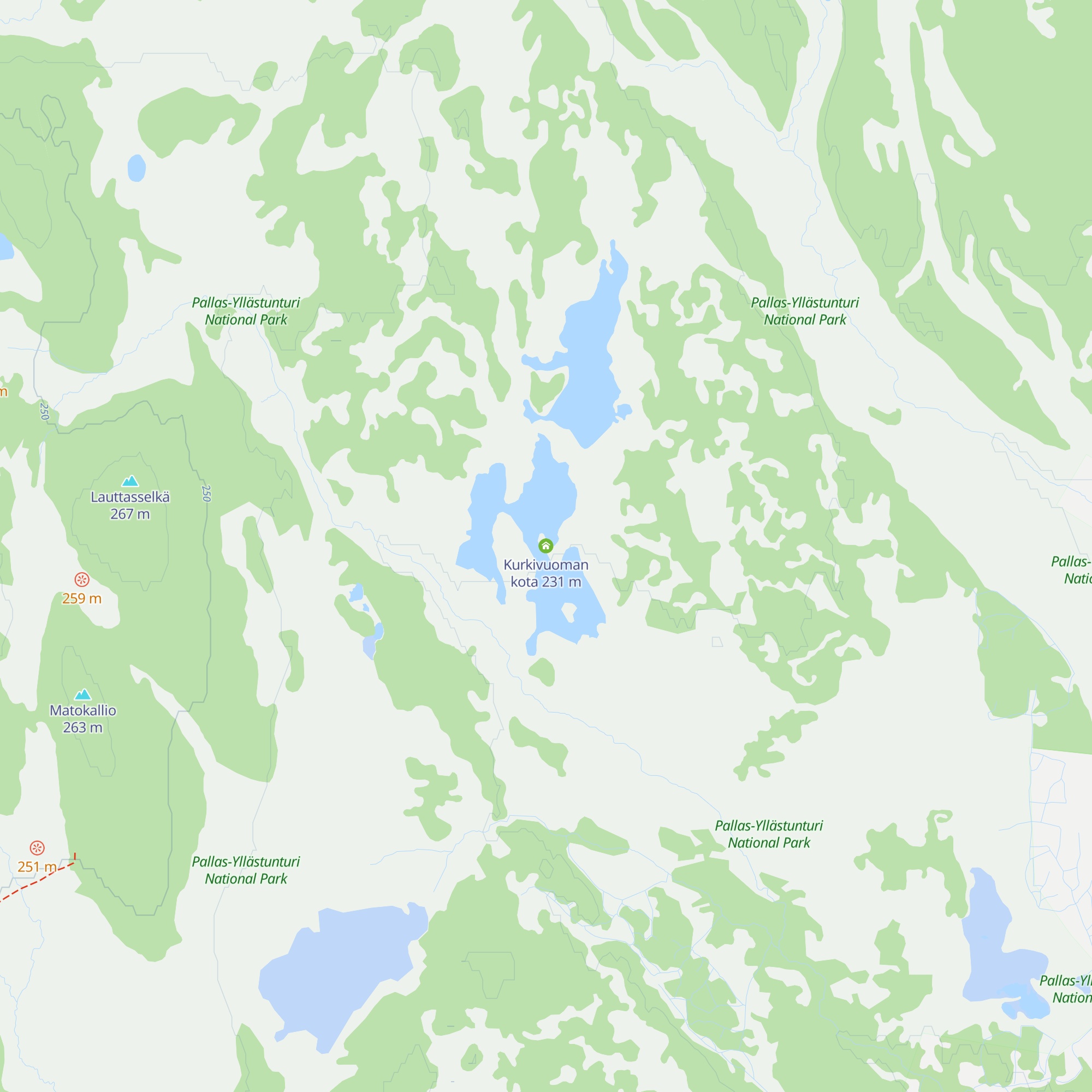 Kurkivuoman kota map