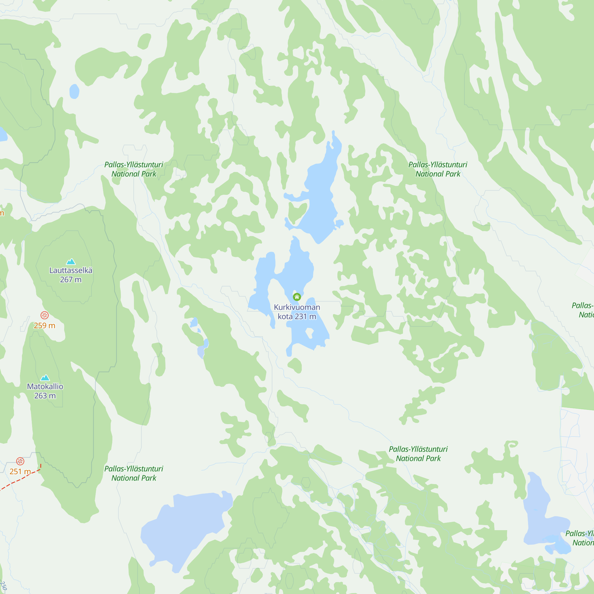 Kurkivuoman kota map