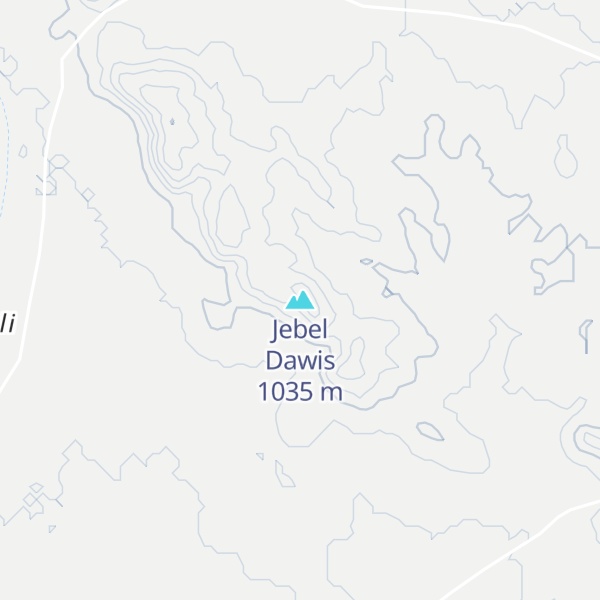 Map of Jebel Dawis