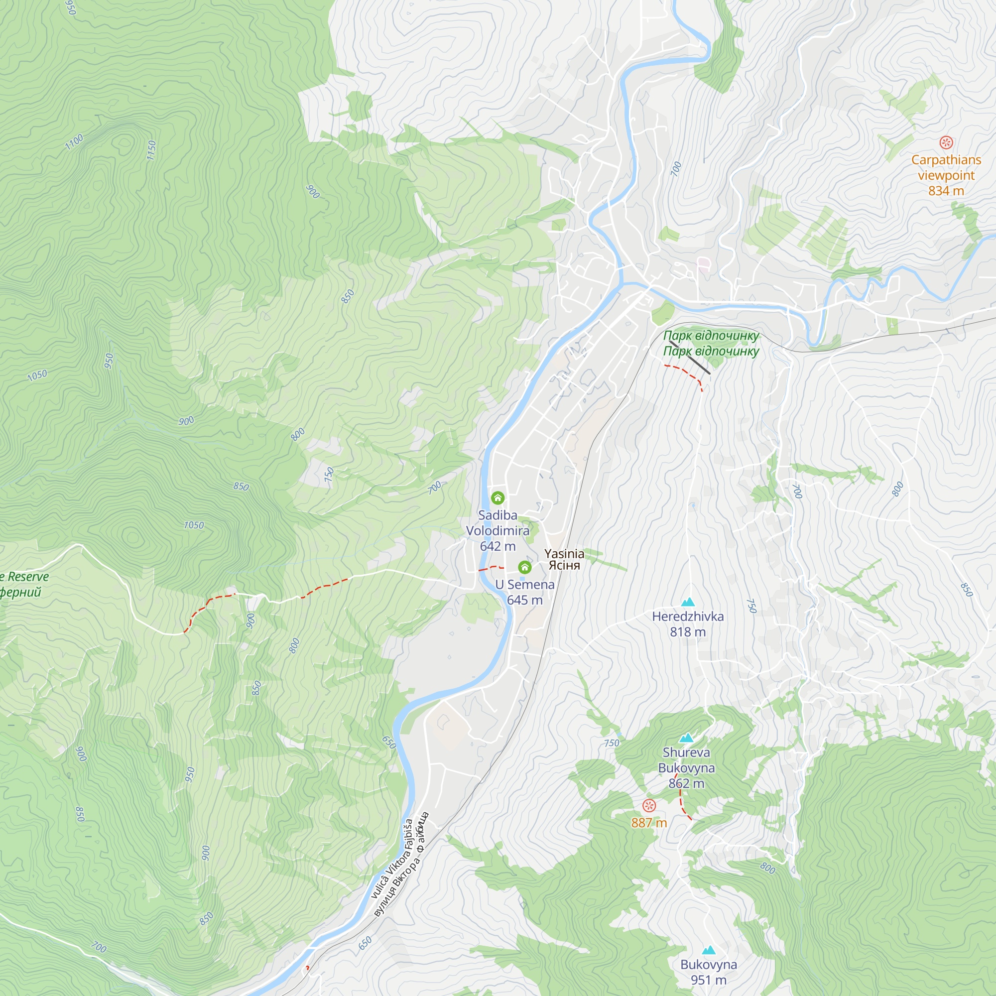 Sadiba Volodimira map