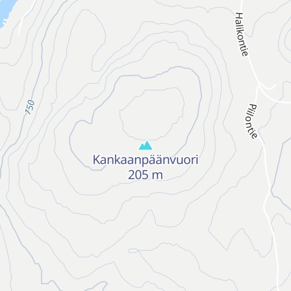 Map of Kankaanpäänvuori