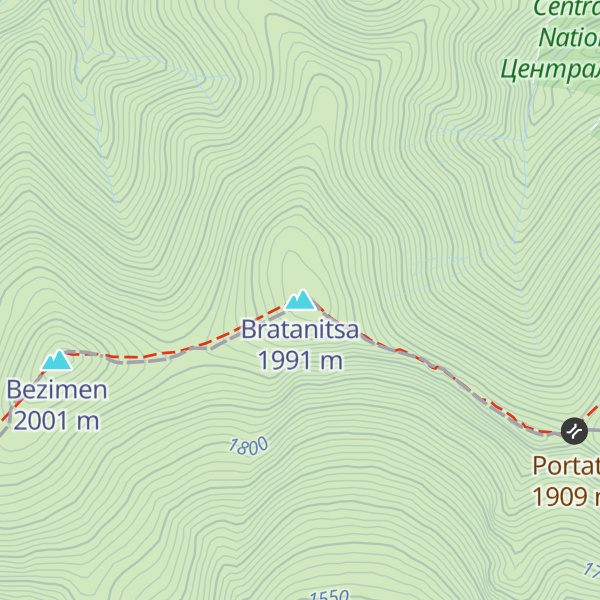 Map of Bratanitsa