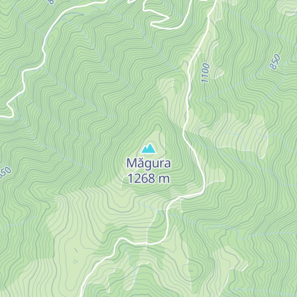 Map of Măgura