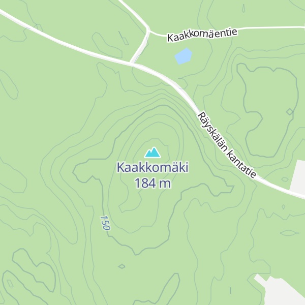 Map of Kaakkomäki