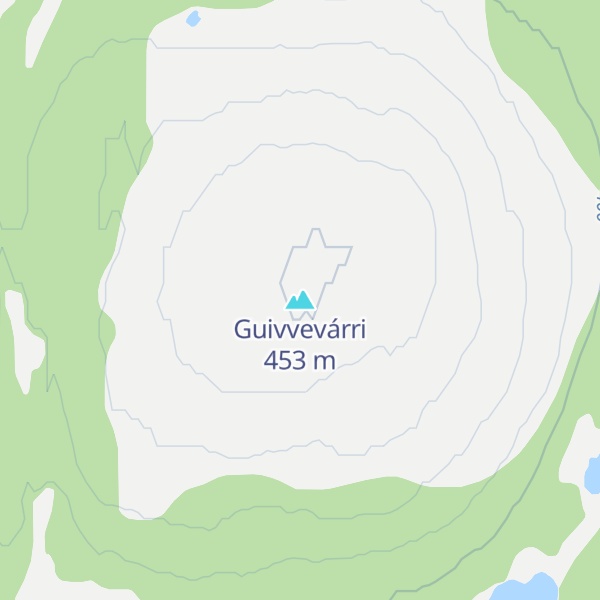 Map of Guivvevárri