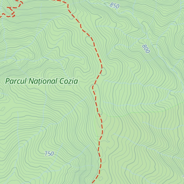 Map of Dealul Sulița