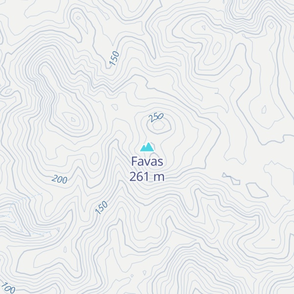 Map of Favas