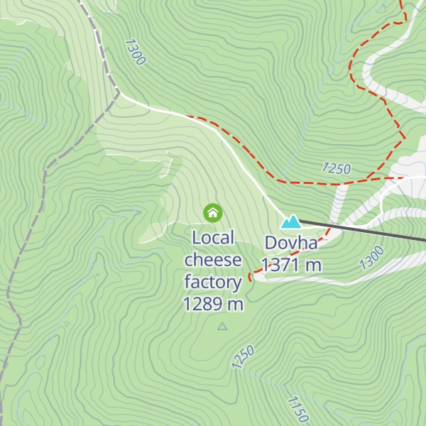 Map of Local cheese factory