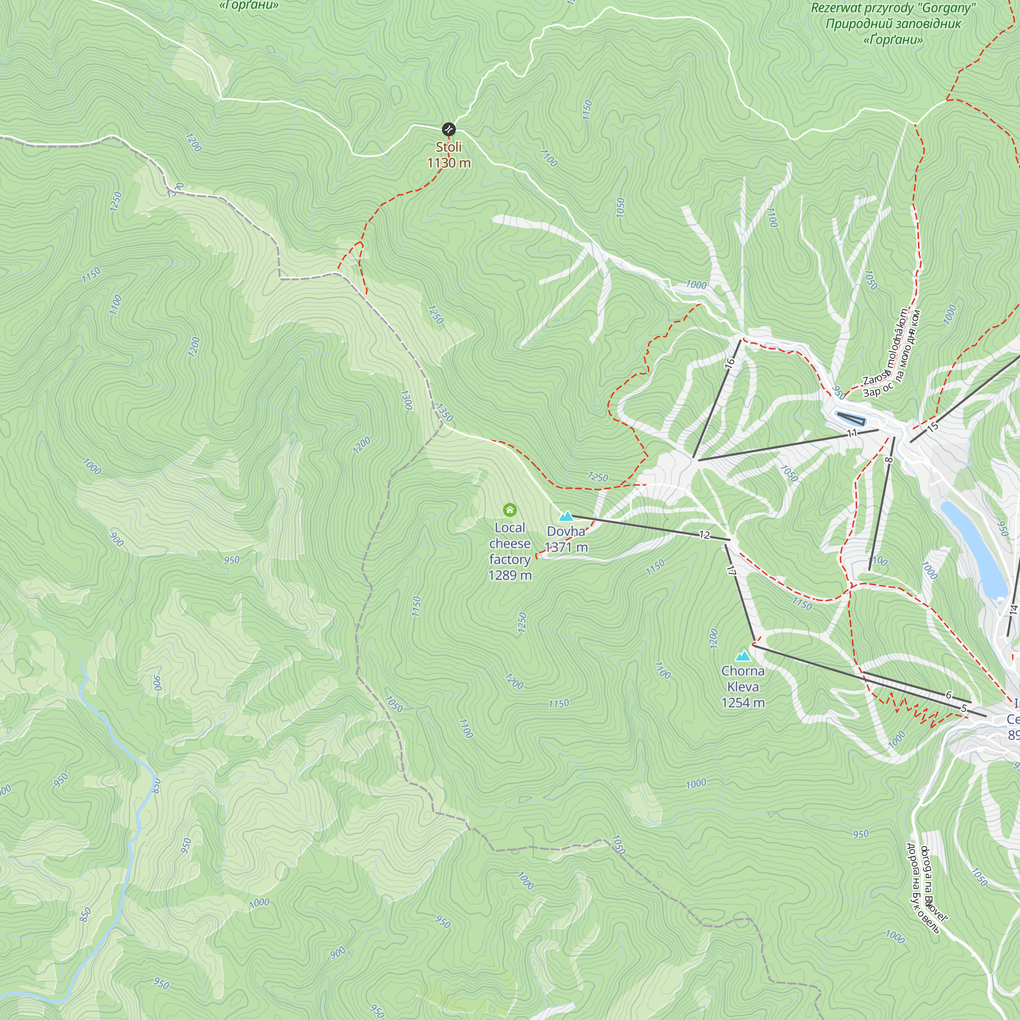 Local cheese factory map