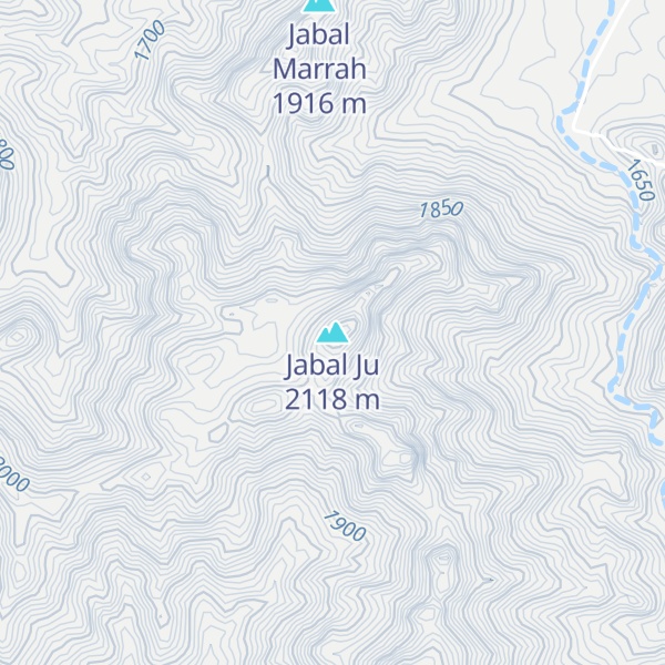 Map of Jabal Ju