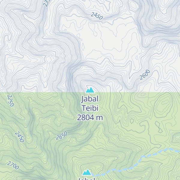 Map of Jabal Teibi