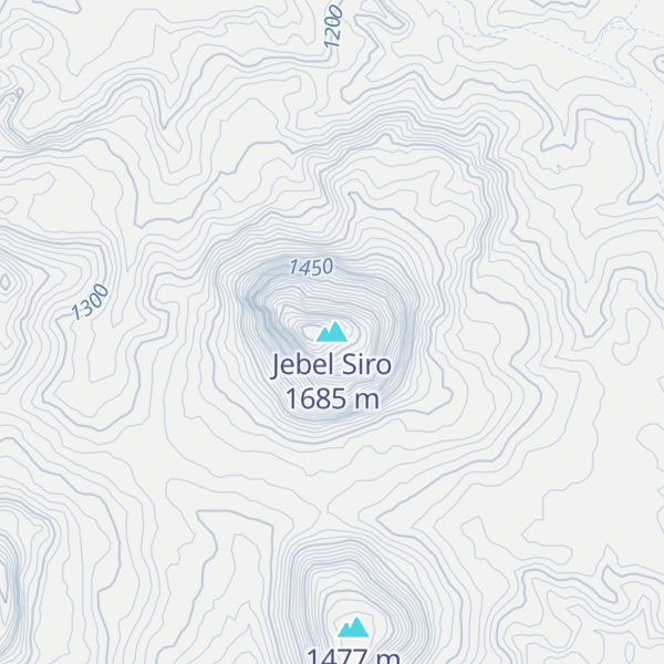 Map of Jebel Siro