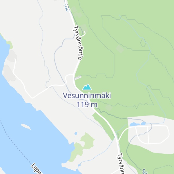 Map of Vesunninmäki