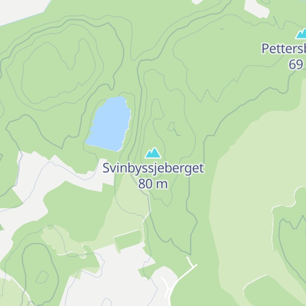 Map of Svinbyssjeberget