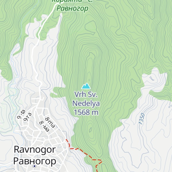 Map of Vrh Sv. Nedelya