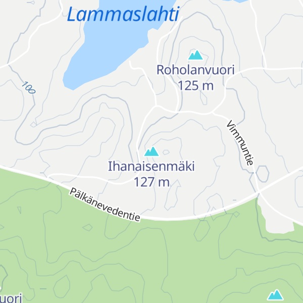 Map of Ihanaisenmäki