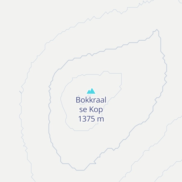 Map of Bokkraal se Kop