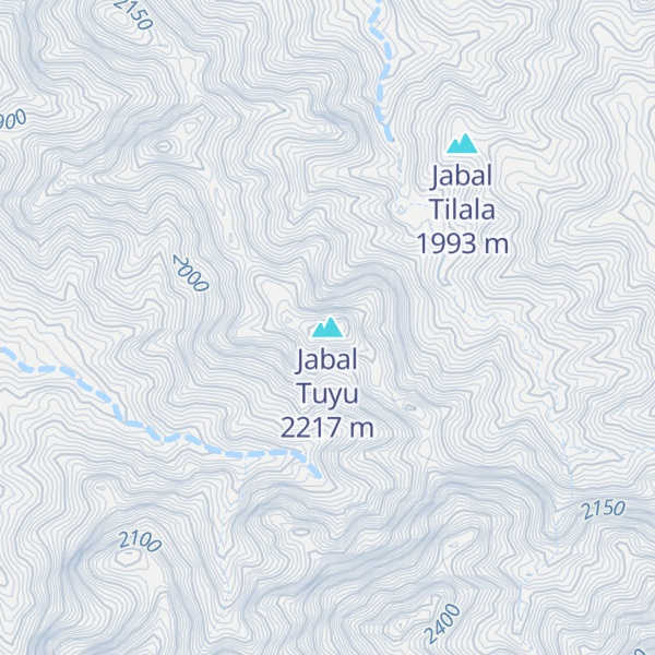 Map of Jabal Tuyu