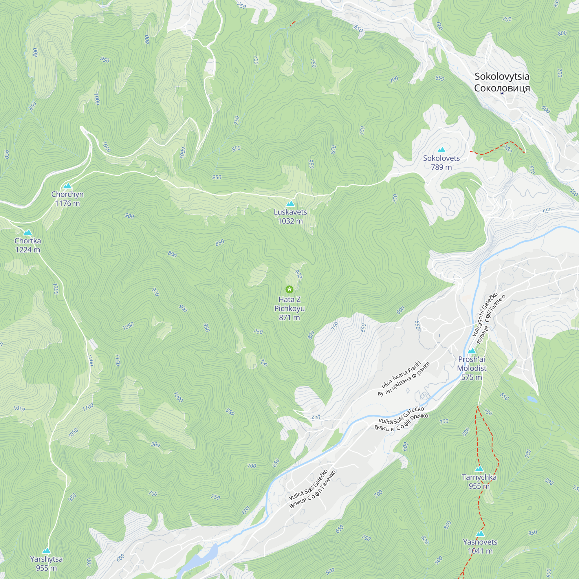 Hata Z Pichkoyu map