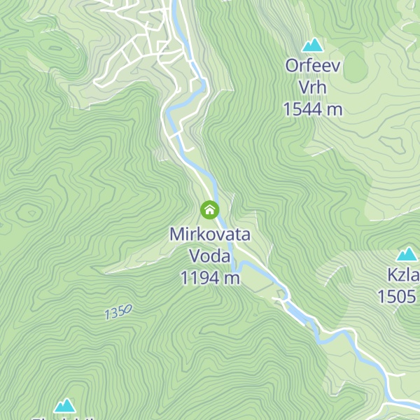 Map of Mirkovata Voda
