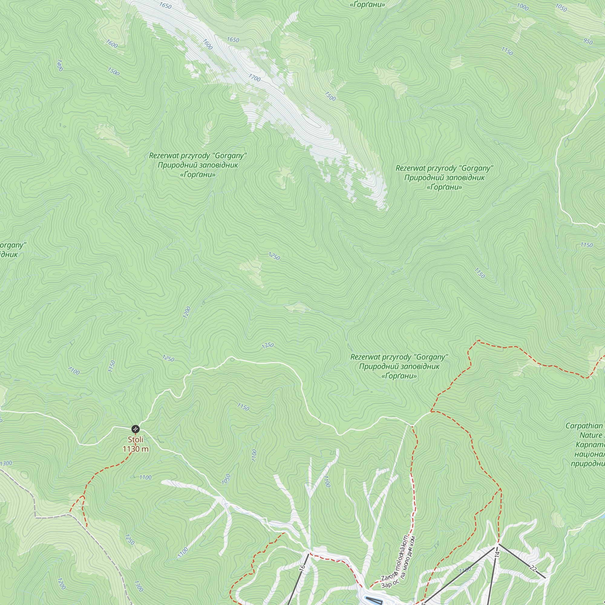 Koliba map
