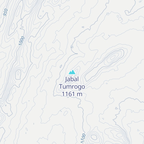Map of Jabal Tumrogo