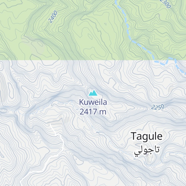 Map of Kuweila