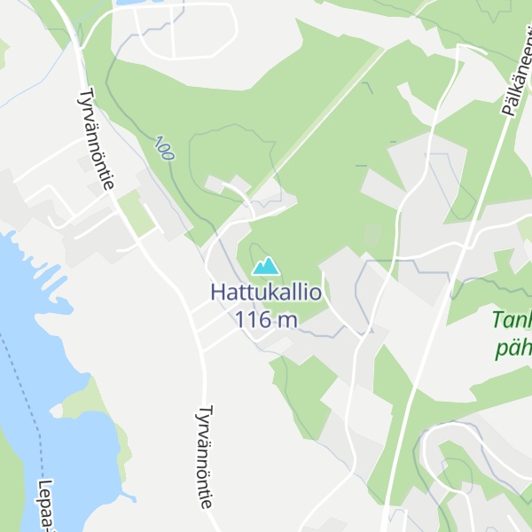 Map of Hattukallio