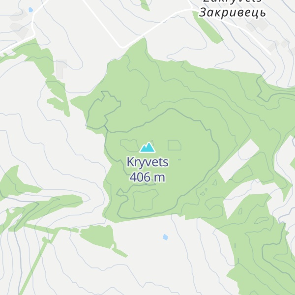 Map of Kryvets