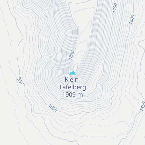 Map of Klein-Tafelberg