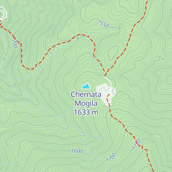 Map of Chernata Mogila