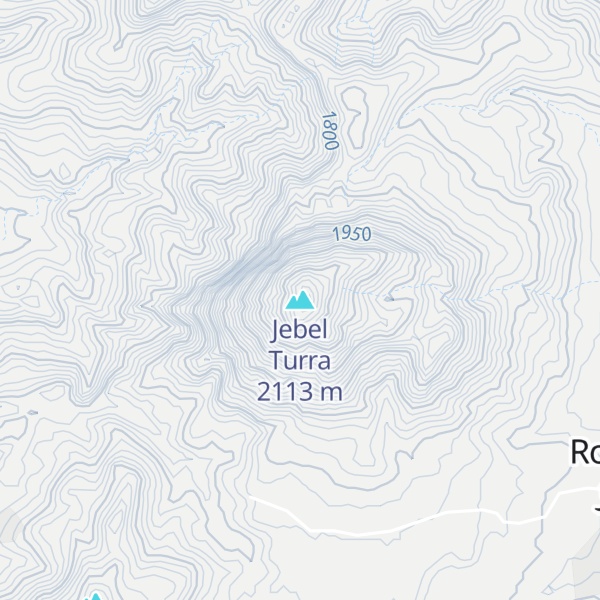 Map of Jebel Turra