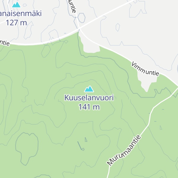Map of Kuuselanvuori