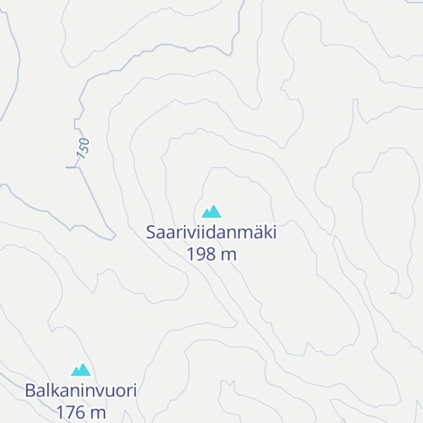 Map of Saariviidanmäki