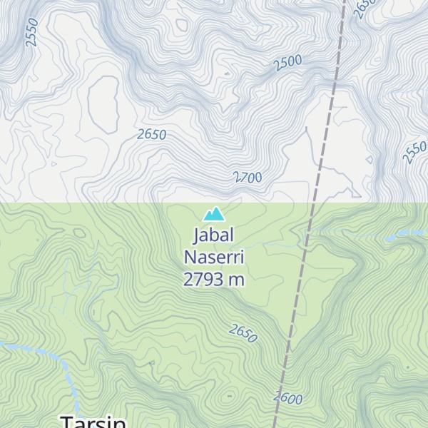 Map of Jabal Naserri