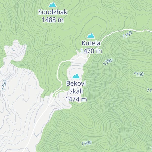 Map of Bekovi Skali
