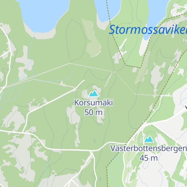 Map of Korsumäki