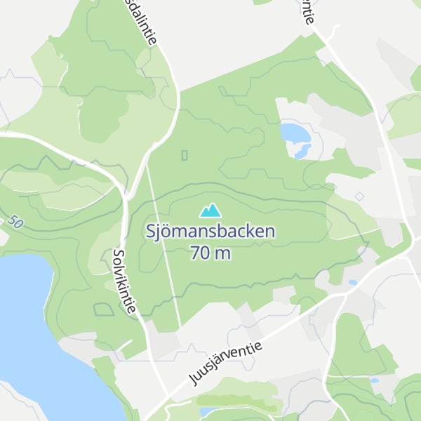 Map of Sjömansbacken