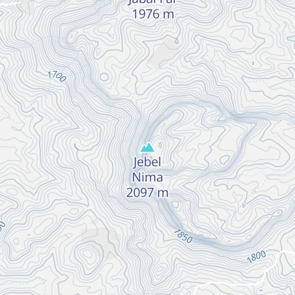 Map of Jebel Nima