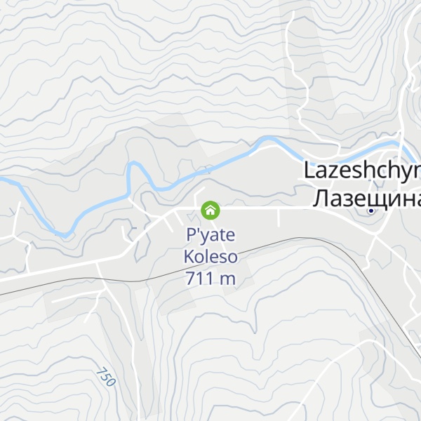 Map of P'yate Koleso