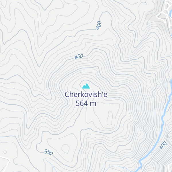 Map of Cherkovish'e