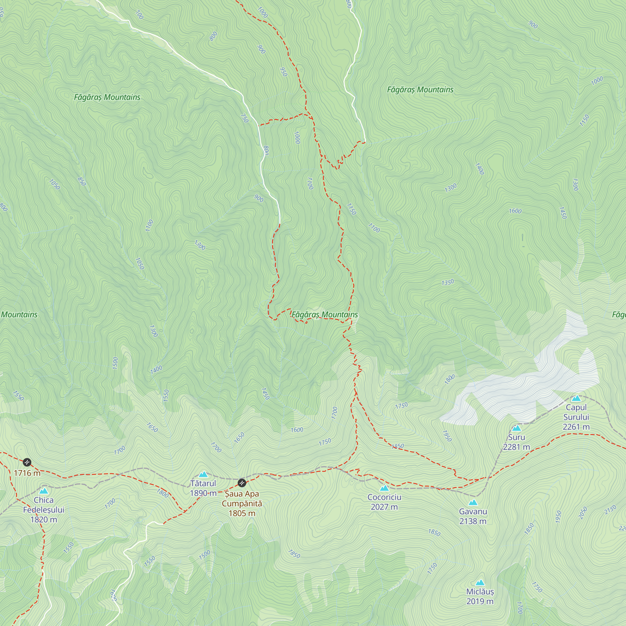 Stâna Suru (fără oi) map