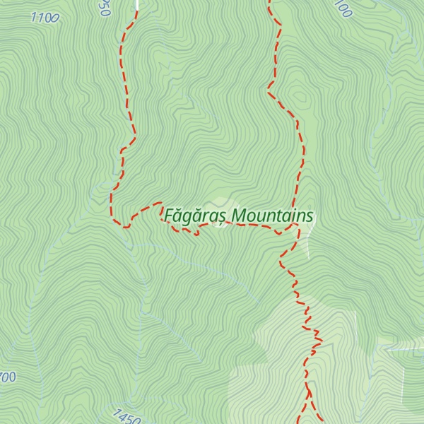 Map of Stâna Suru (fără oi)
