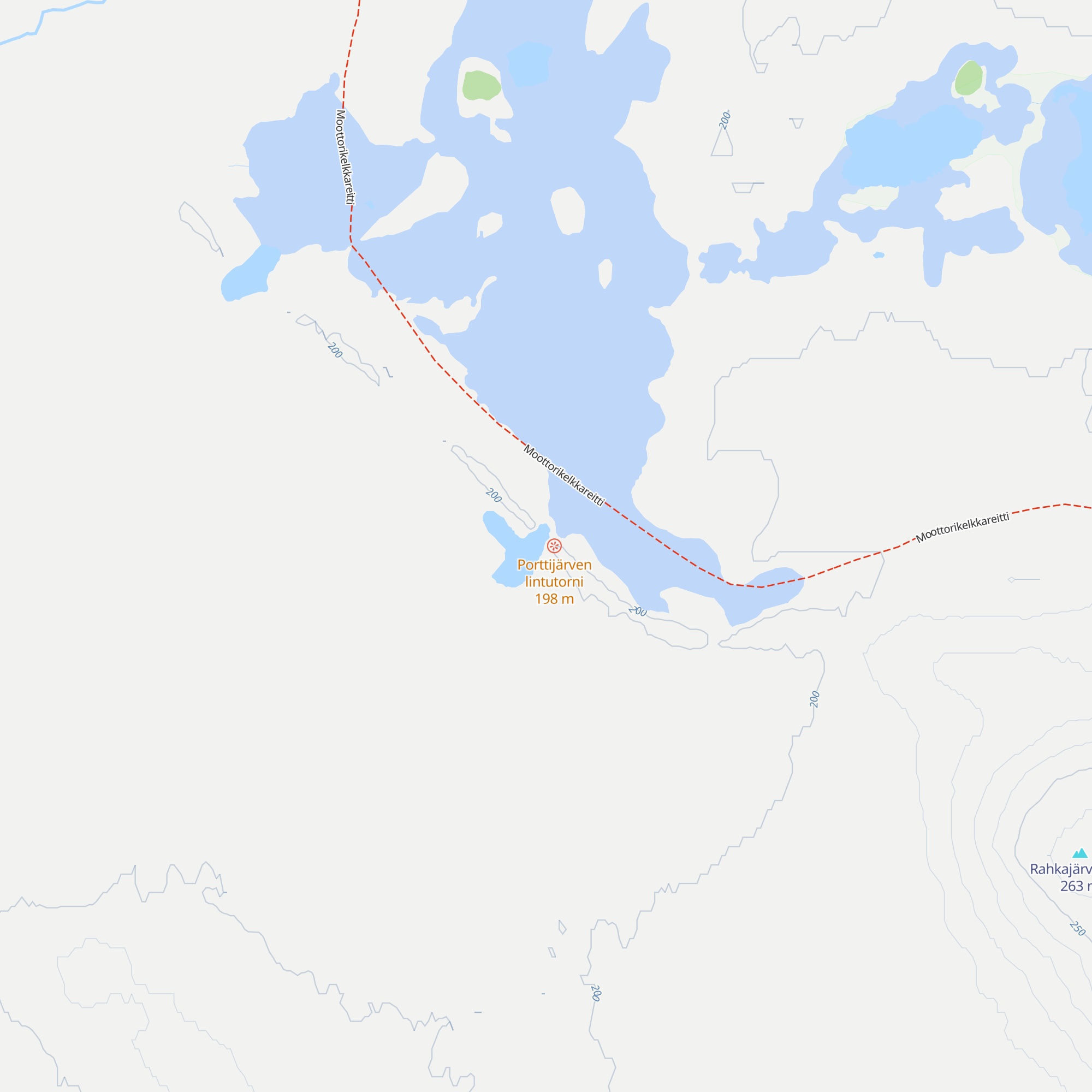 Porttijärven autiotupa map