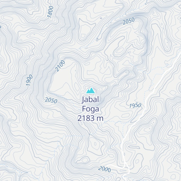 Map of Jabal Foga