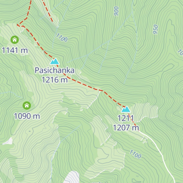 Map of Hata Z Burzhuikoyu