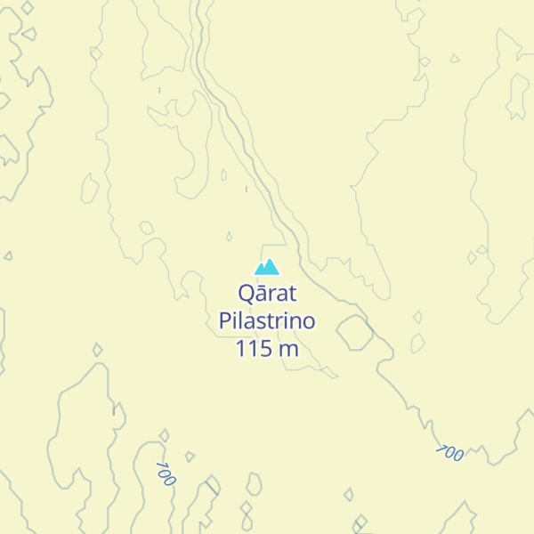 Map of Qārat Pilastrino