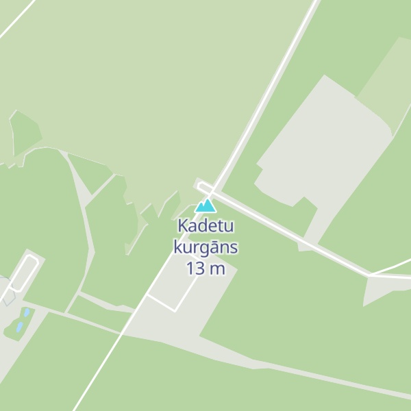 Map of Kadetu kurgāns
