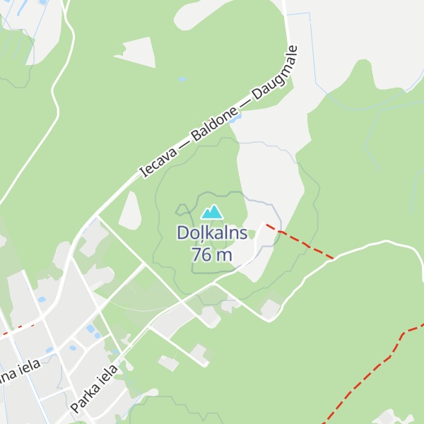 Map of Doļkalns